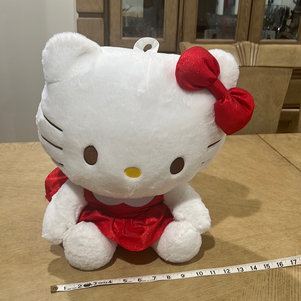 Hello Kitty Plush Backpack
